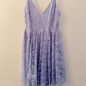 Cute lavender Lacey romper